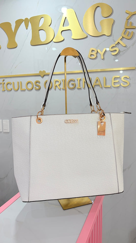 Bolsa Dama Tote Blanca Guess
