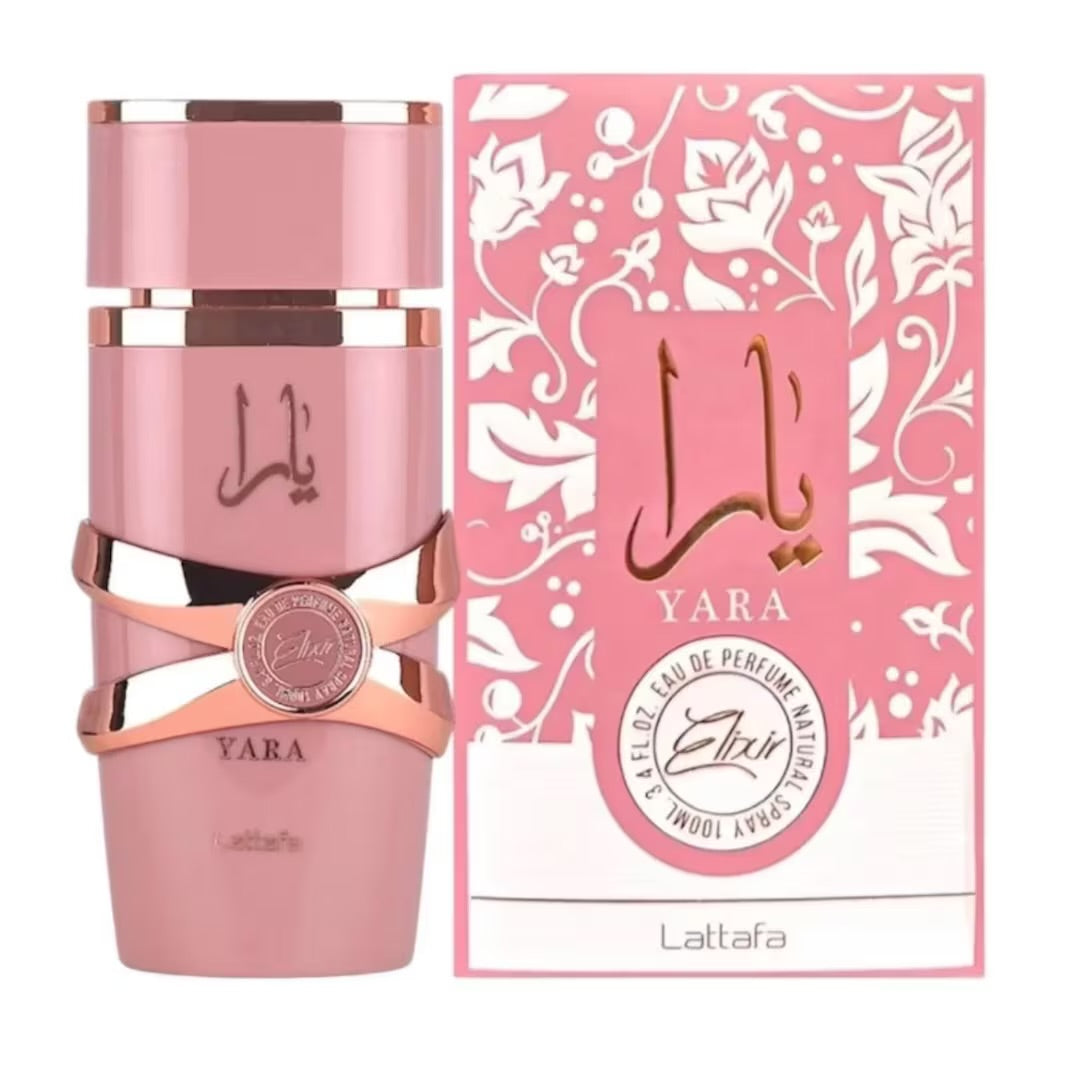 Perfume Dama Rosa Elixir Yara Lattafa