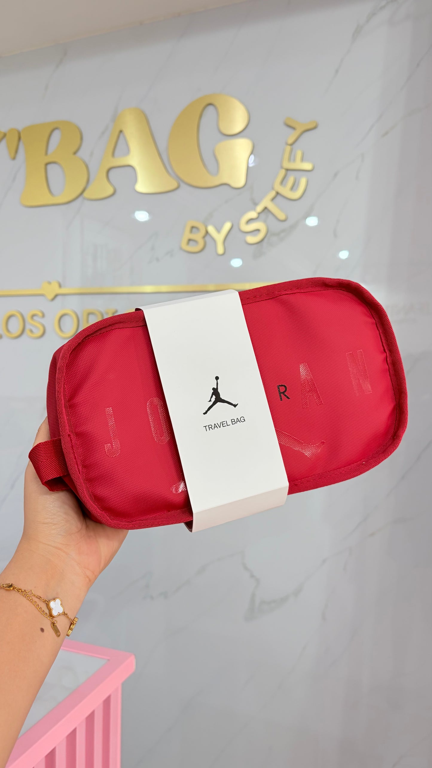 Bolso De Mano Caballero Rojo Jordan