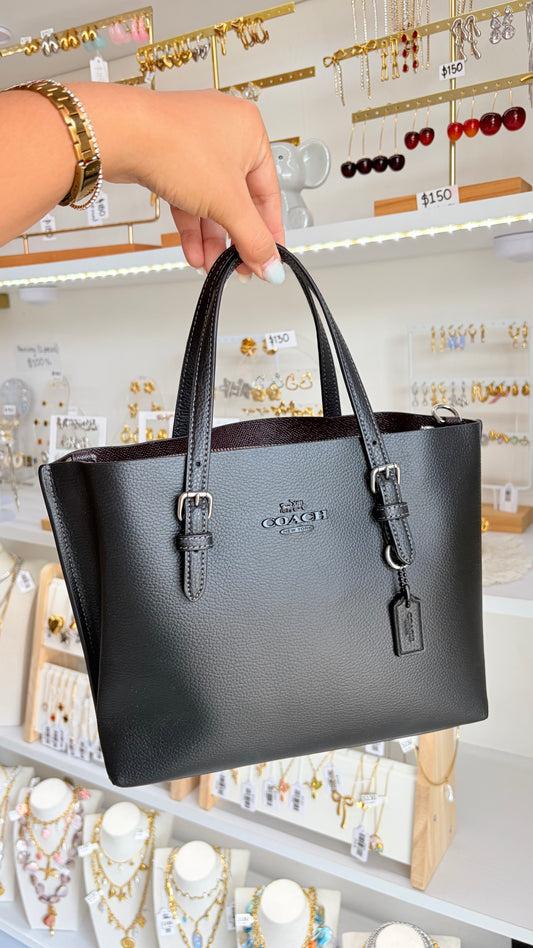 Bolsa Dama Mollie 25 Negra Coach