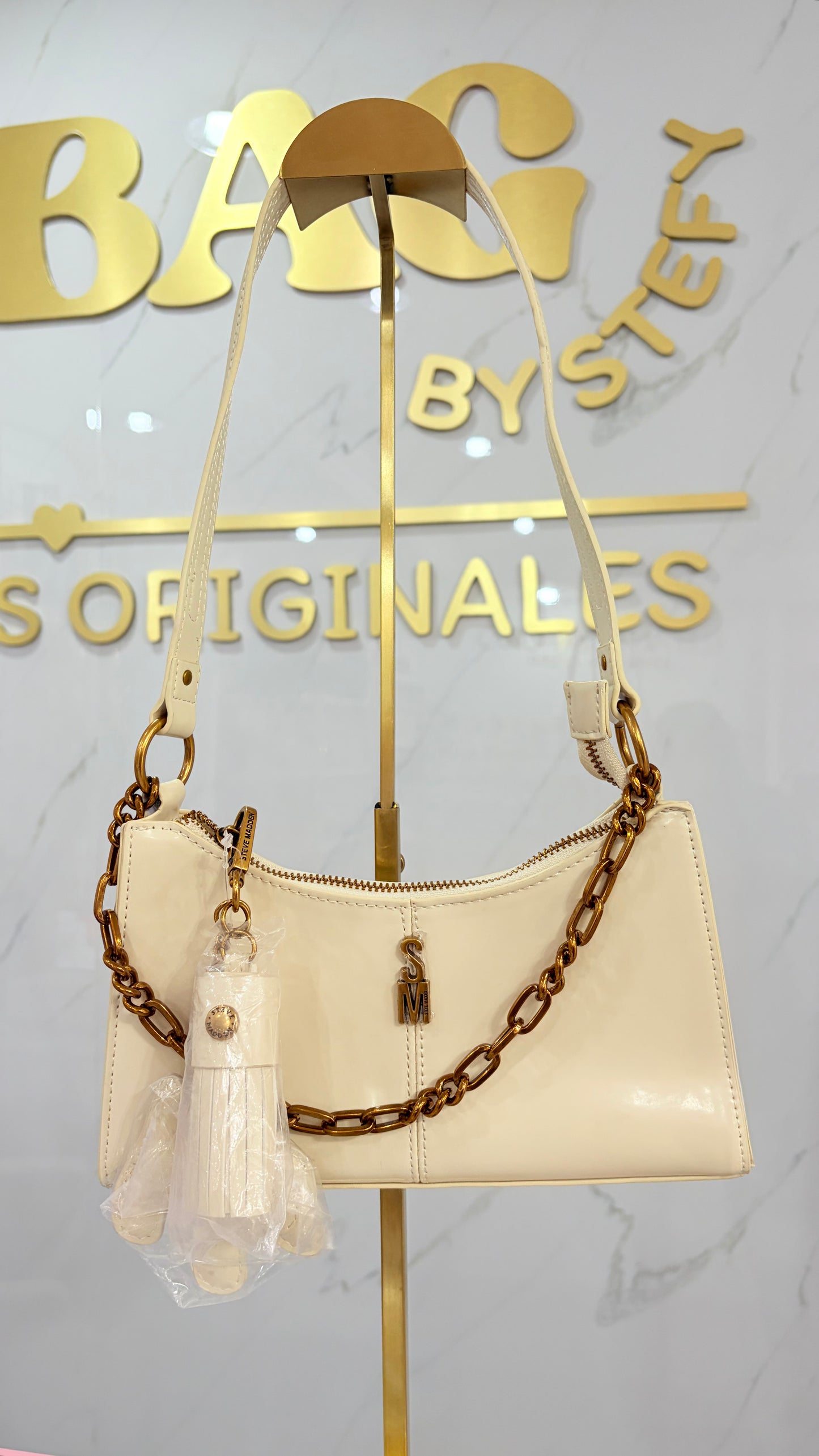 Bolsa Dama Blanco Perla Steve Madden