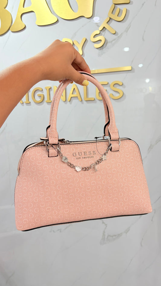 Bolsa Dama Crossbody Rosa Guess