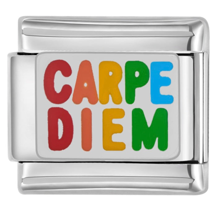 Charm Italiano Frase Carpe Diem