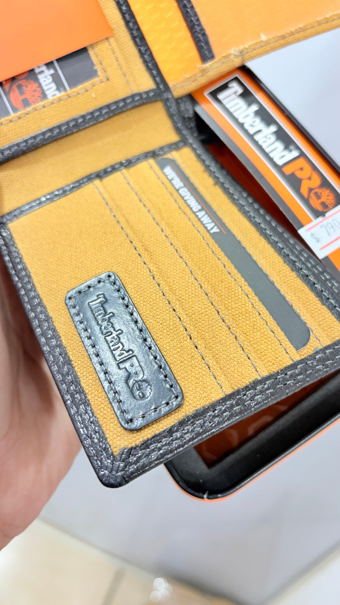 Cartera Caballero Negro Timberland Pro