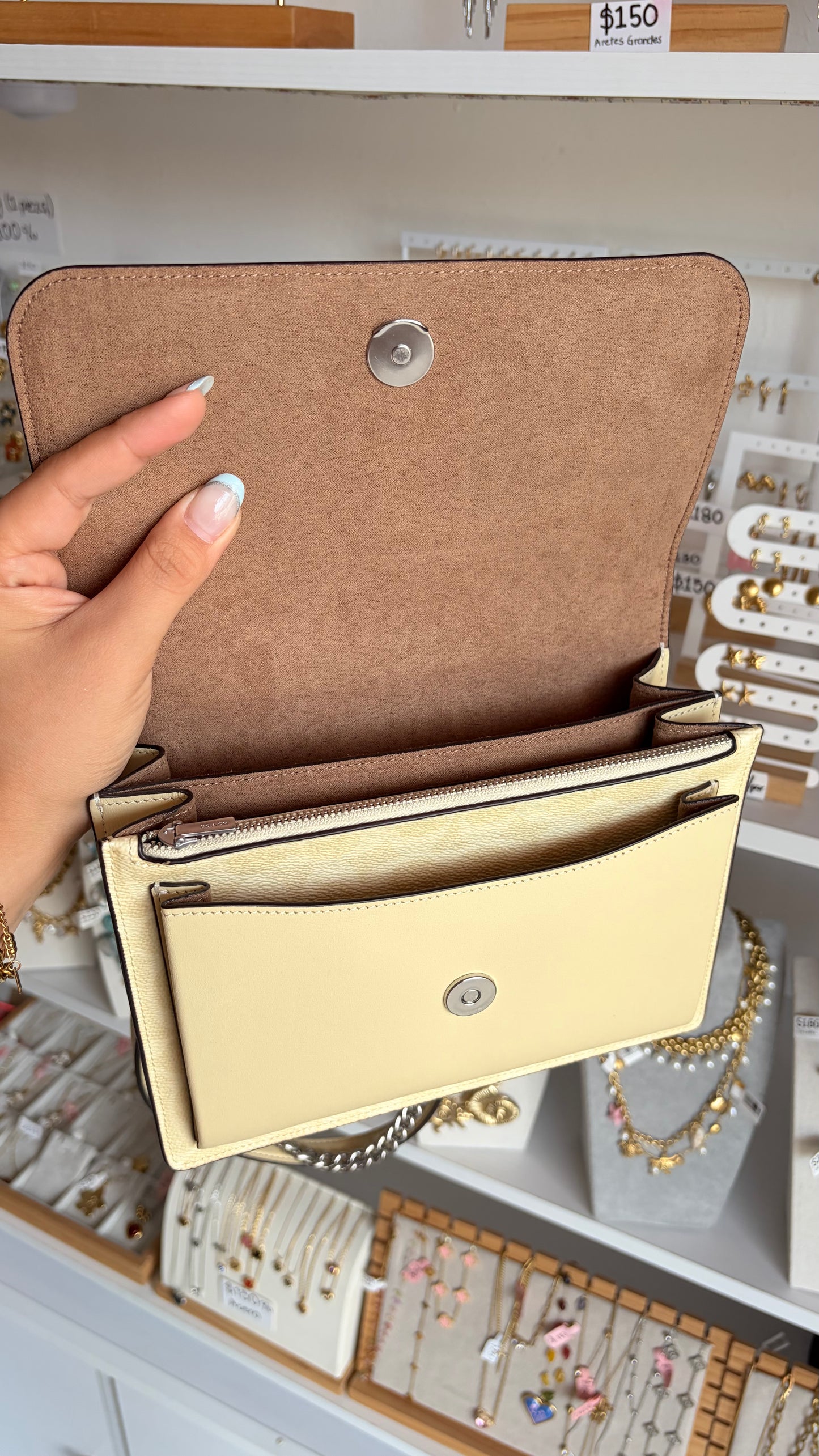 Bolsa Klare Amarillo Beige Coach