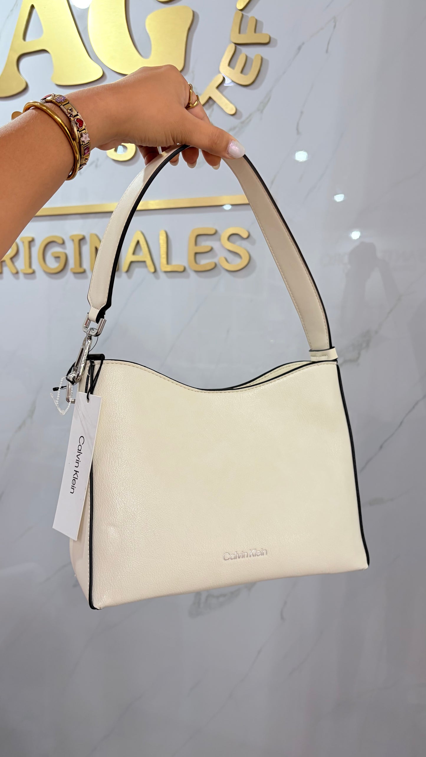Bolsa Dama Blanco Perla Calvin Klein