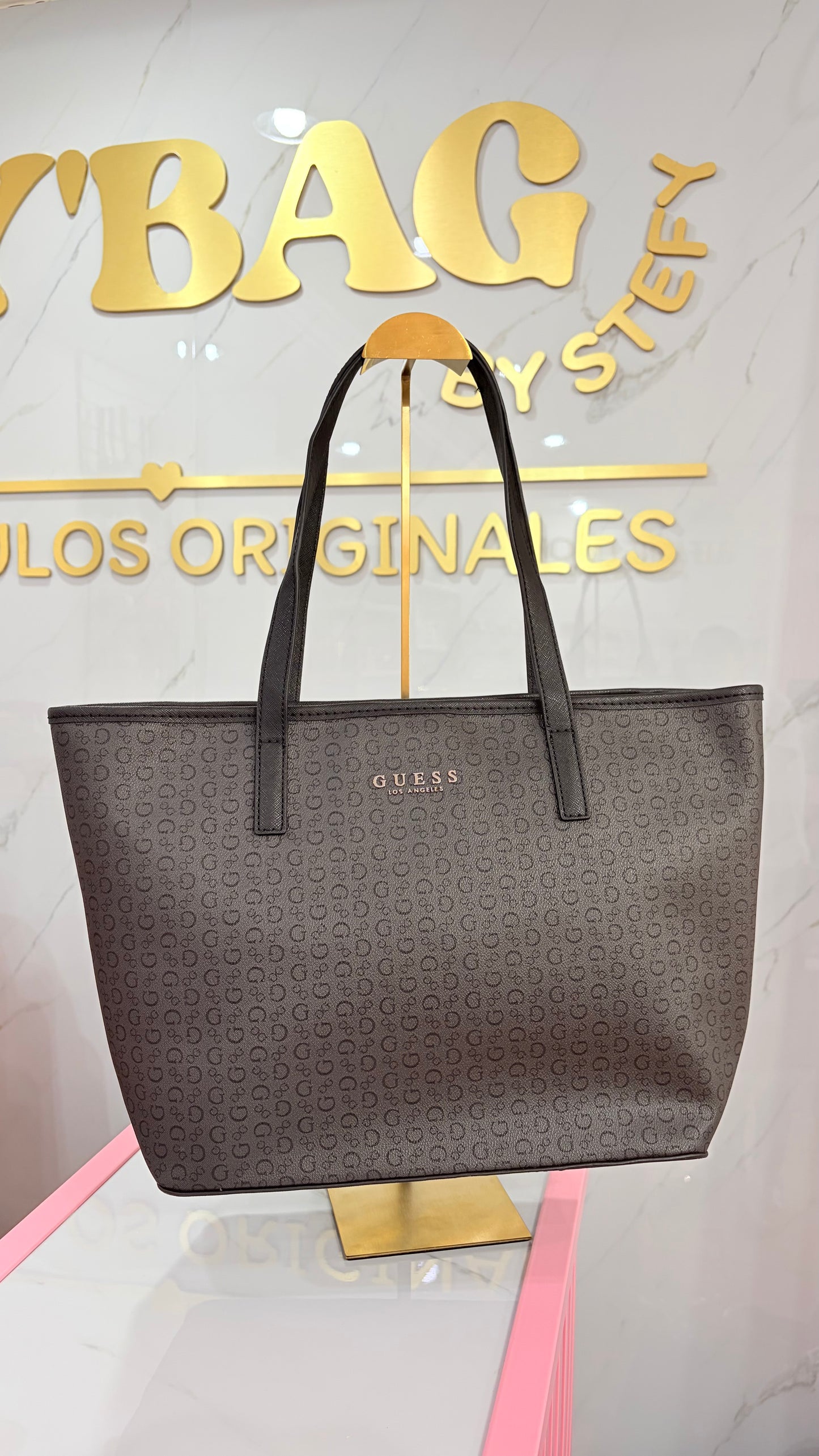 Bolsa Dama Tote Negra Guess