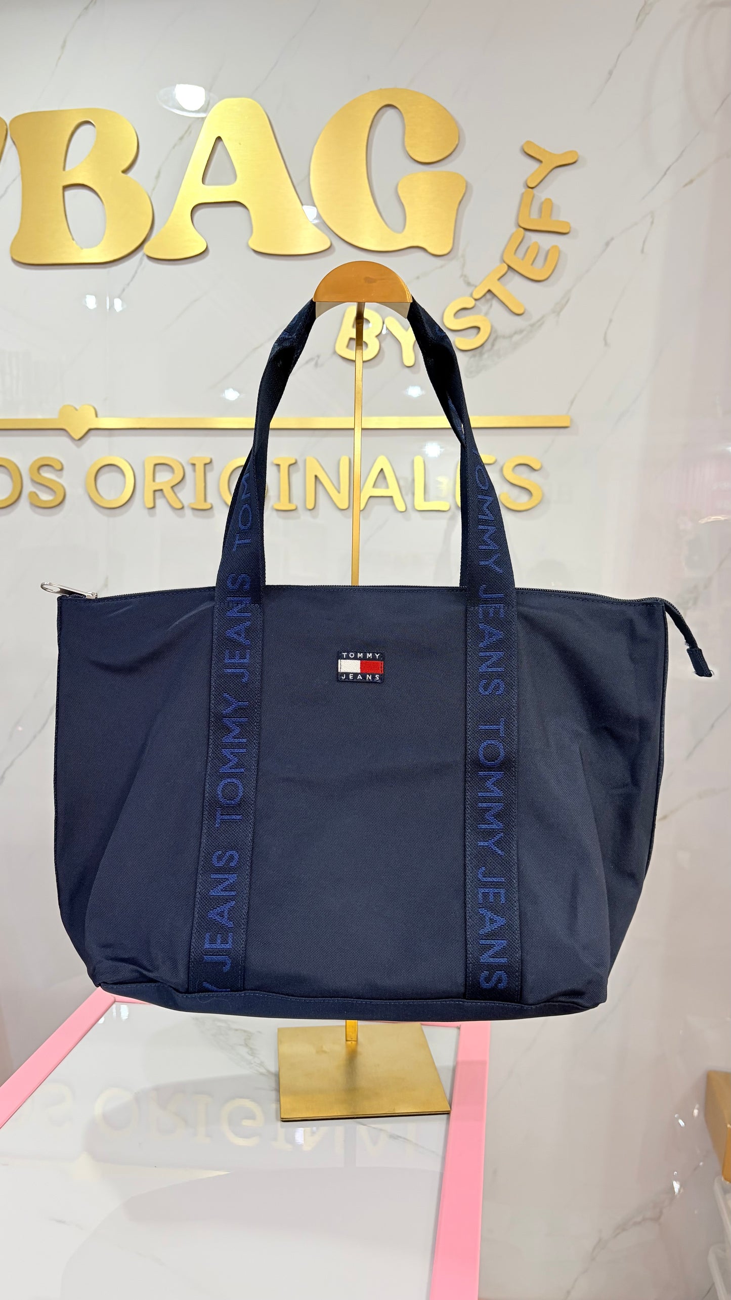Bolsa Dama Tote Azul Tommy Hilfiger