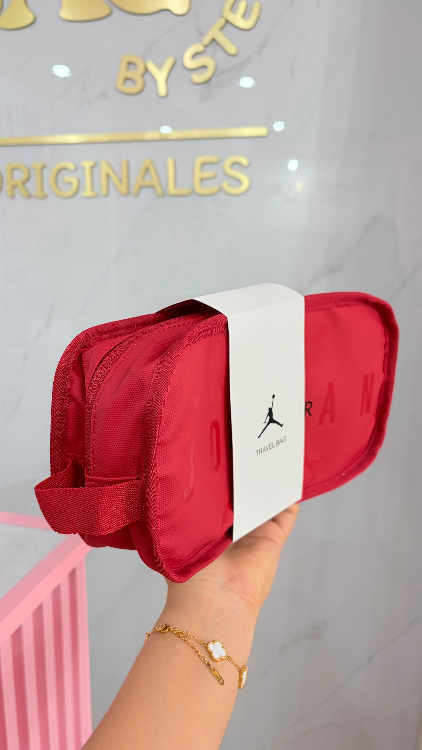 Bolso De Mano Caballero Rojo Jordan
