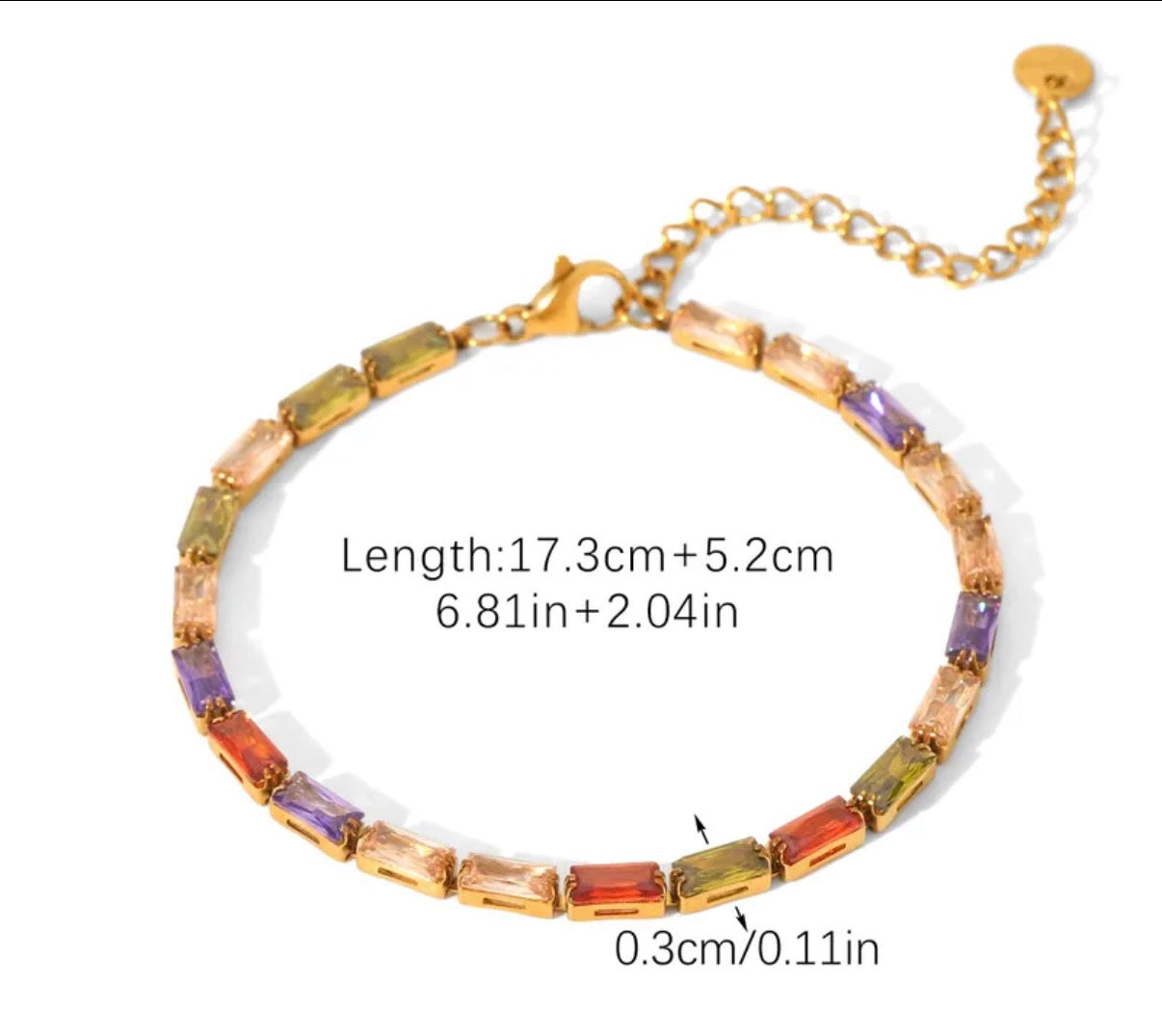 Pulsera Piedras Lourdes