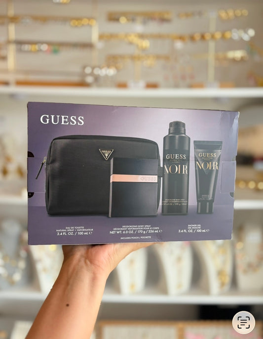Set Perfume Caballero Seductive Homme Noir Guess