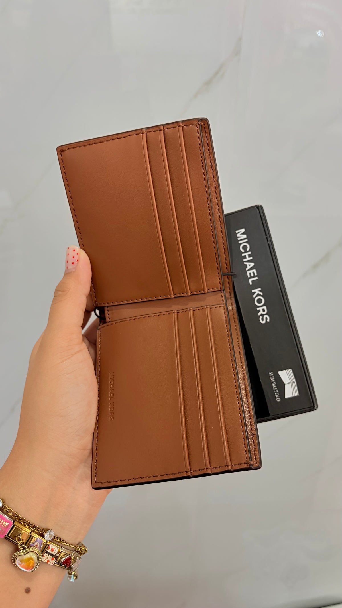Cartera Caballero Café Michael Kors