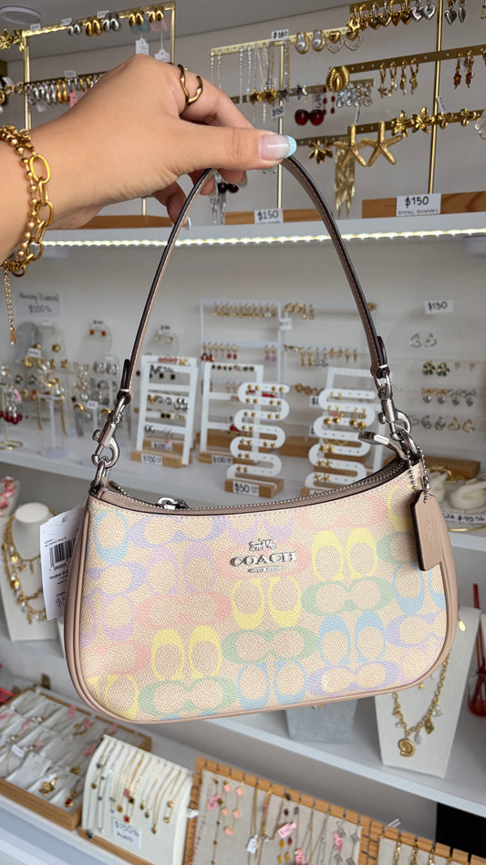 Bolsa Dama Teri Mediana Canvas Colores Coach
