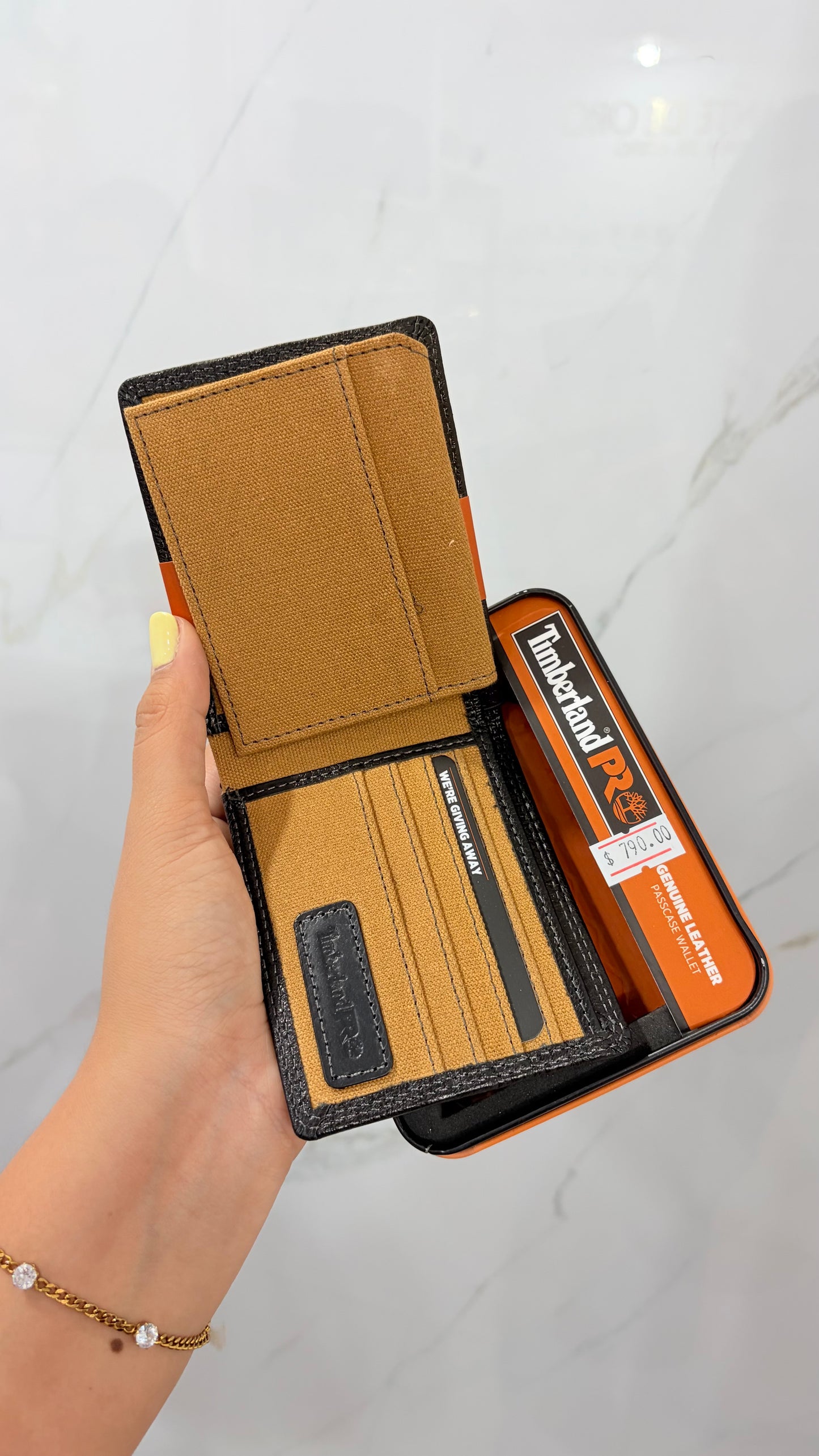 Cartera Caballero Negro Timberland Pro