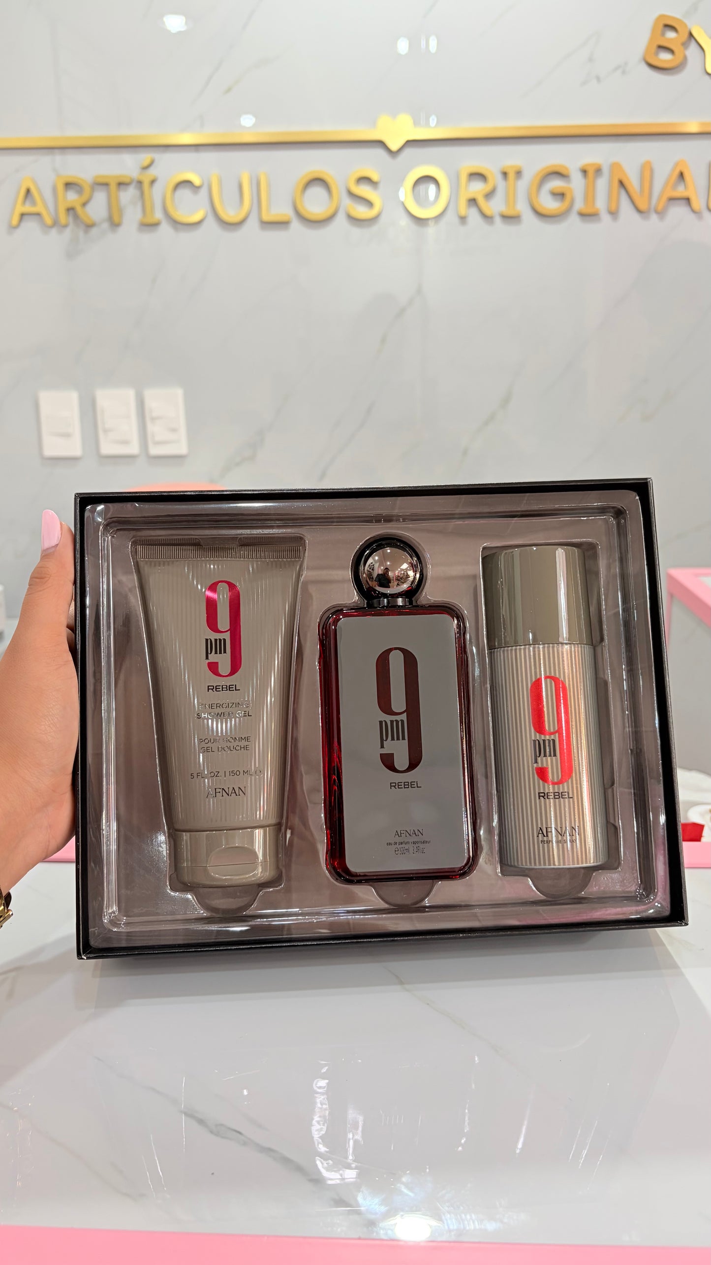 Set Perfume Caballero Rebel 9PM Afnan