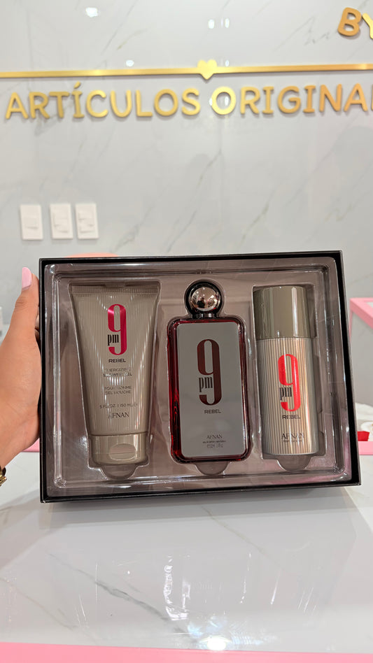 Set Perfume Caballero Rebel 9PM Afnan