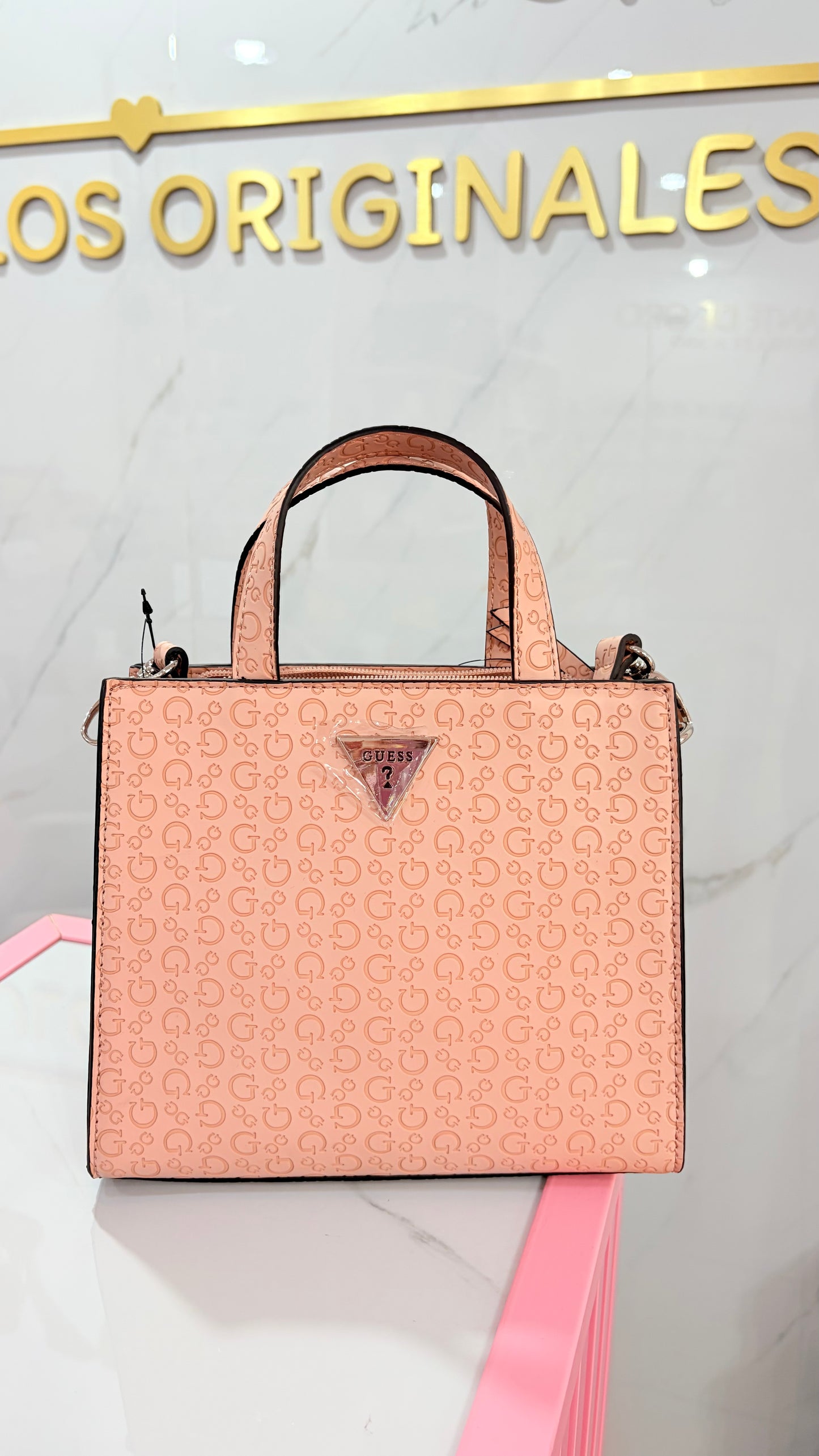 Bolsa Dama Crossbody Nude Guess