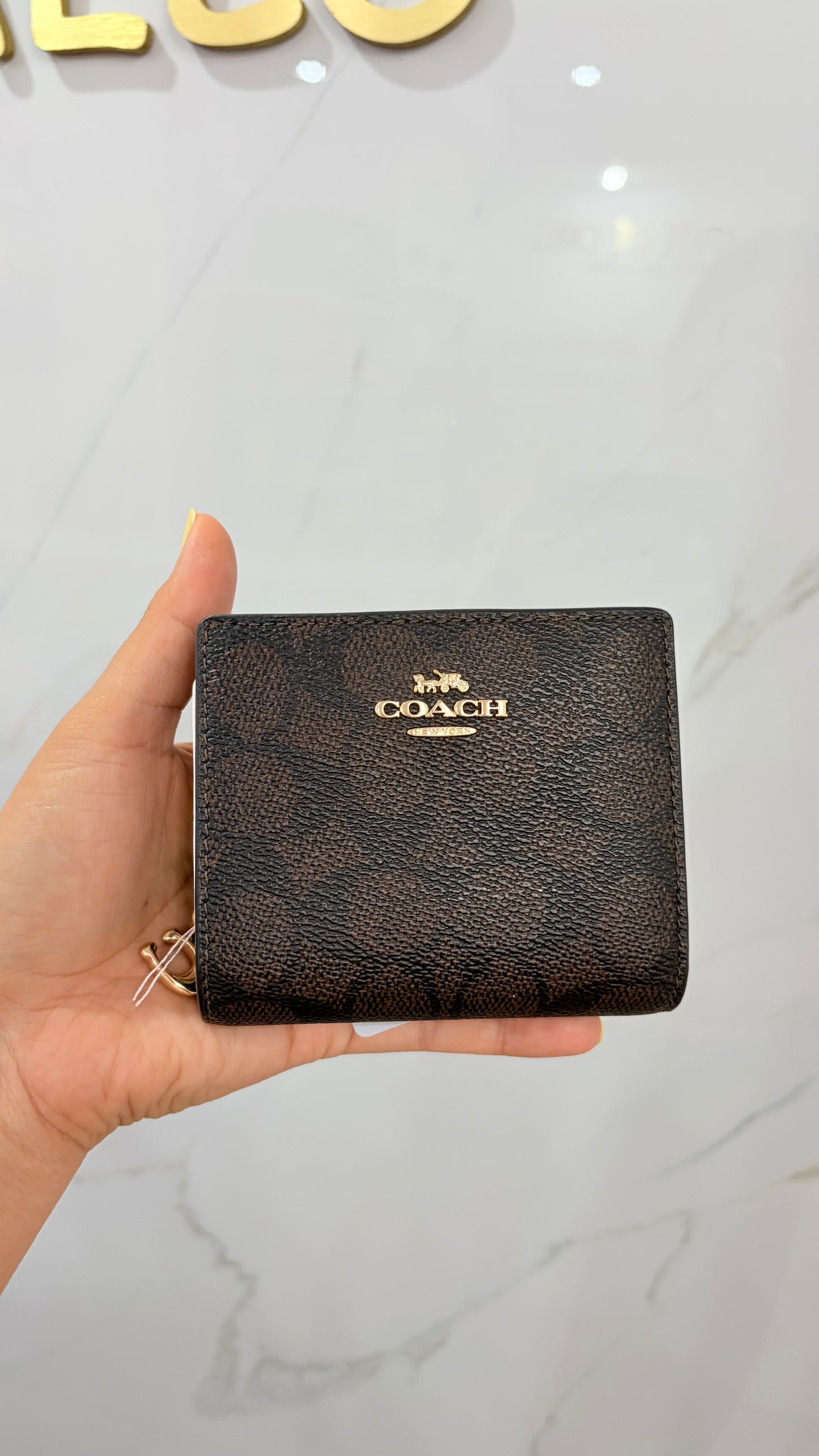 Cartera Dama Chica Chocolate Coach