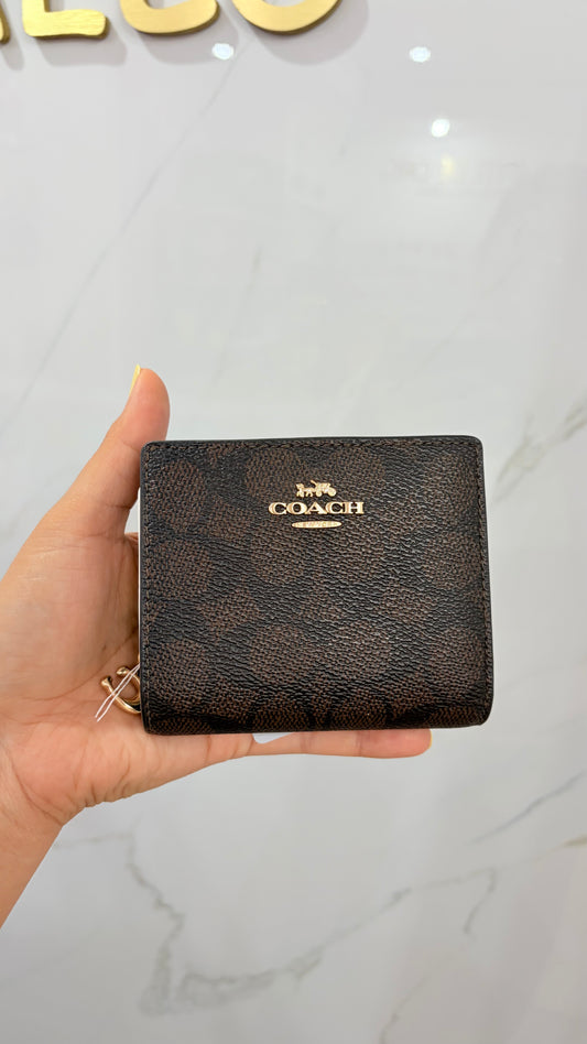 Cartera Dama Chica Chocolate Coach