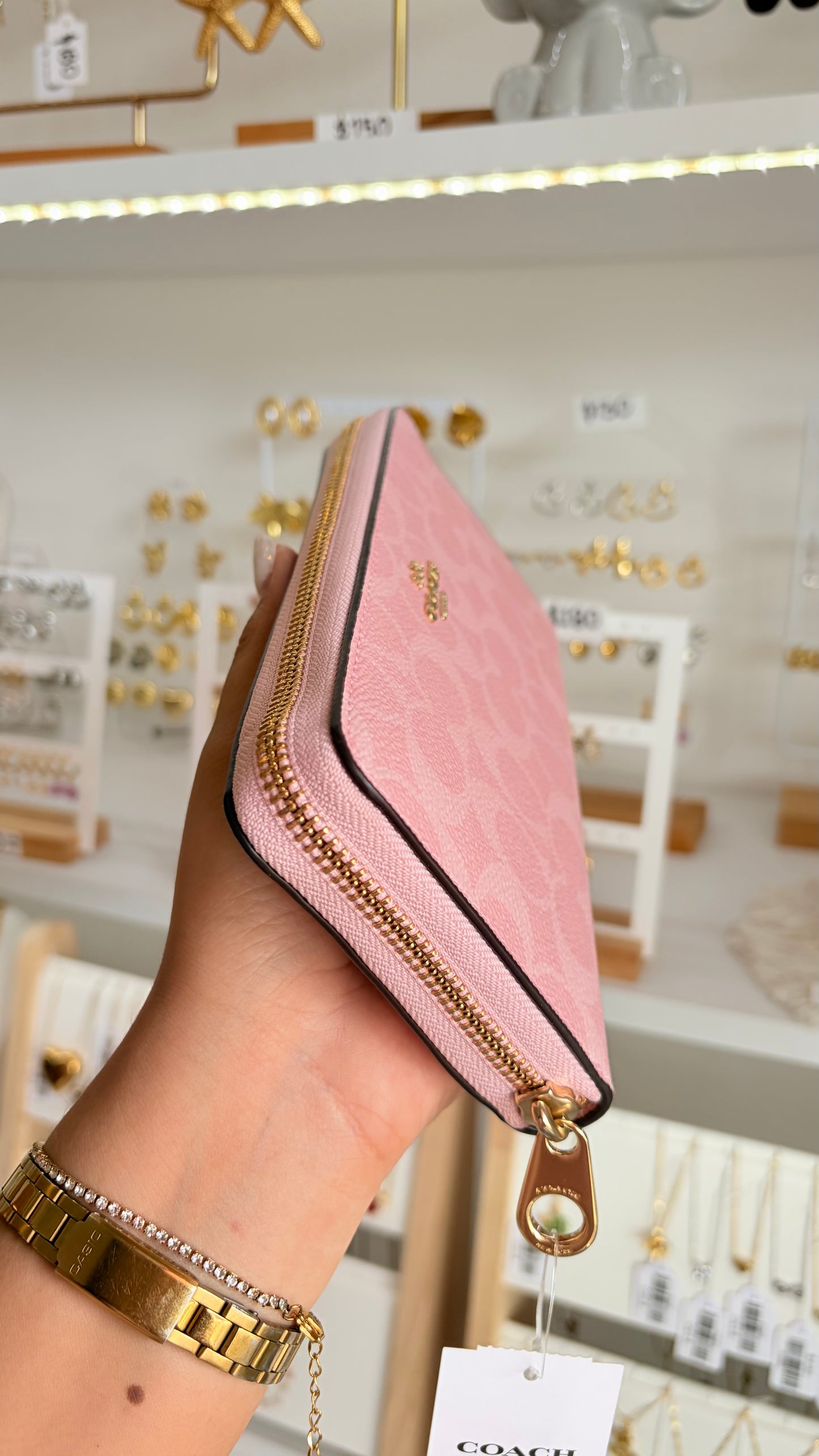 Cartera Dama Grande Rosa Coach