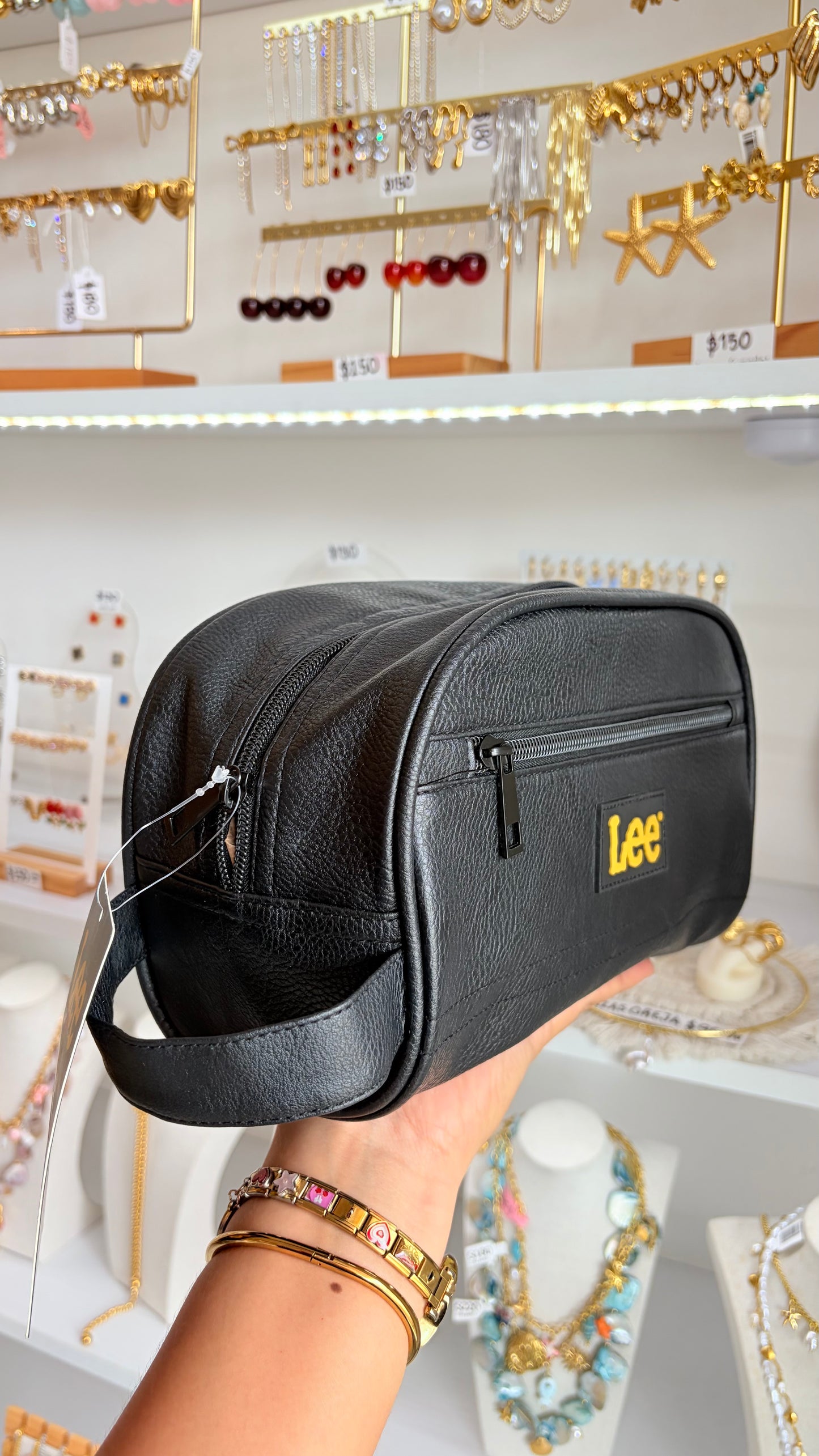 Bolso De Mano Caballero Negro Lee