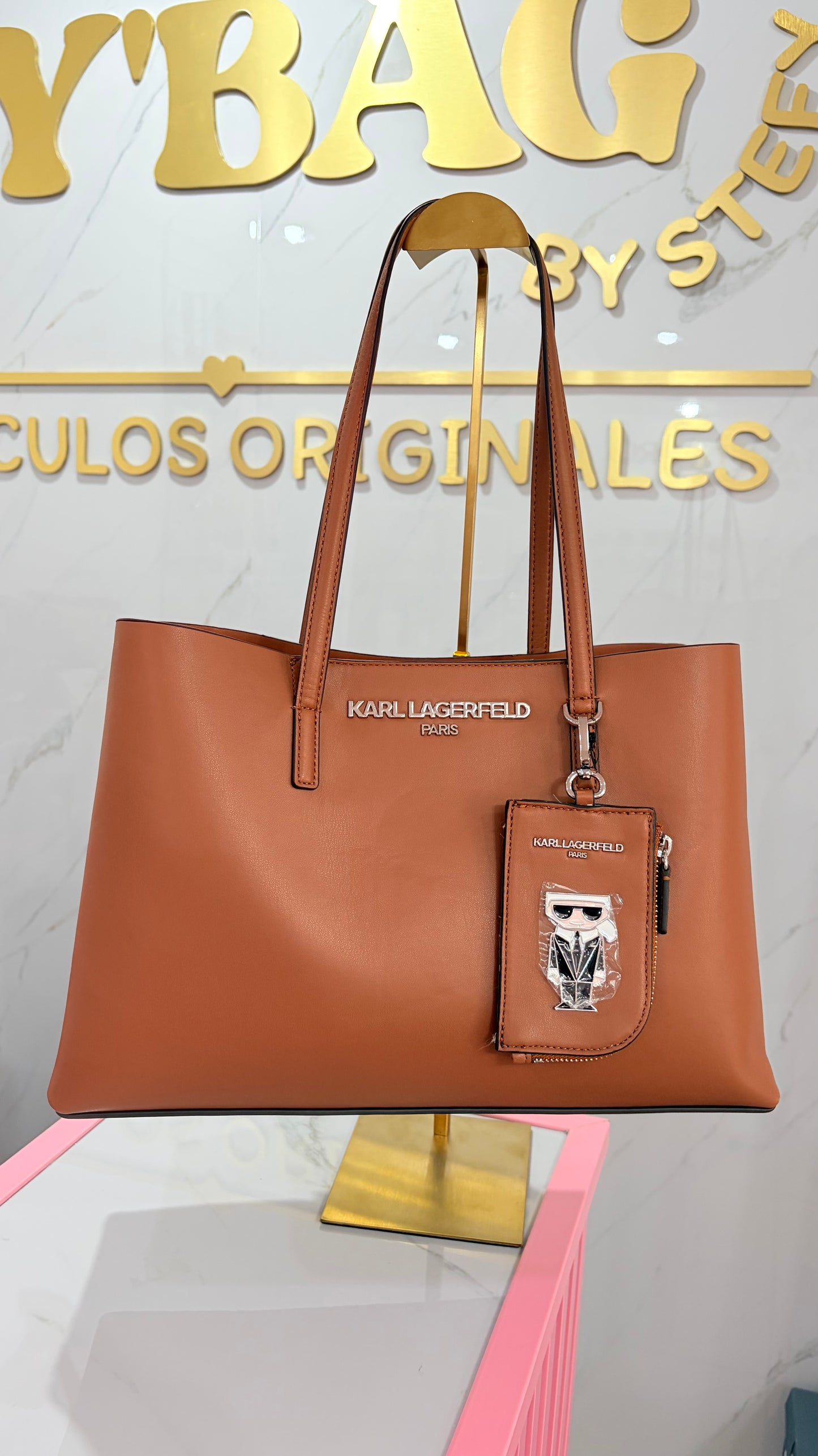 Bolsa Dama Tote Marrón Karl Lagerfeld