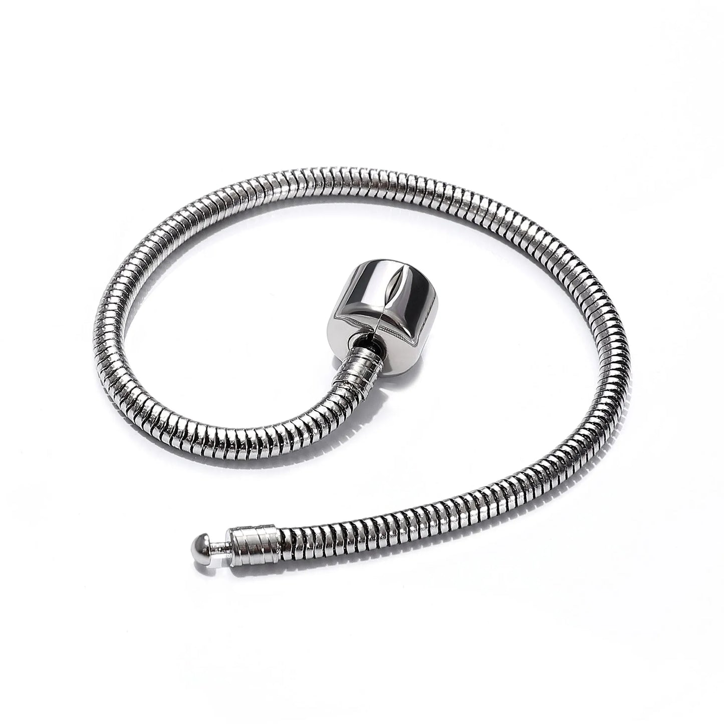 Pulsera Acero Cilindro