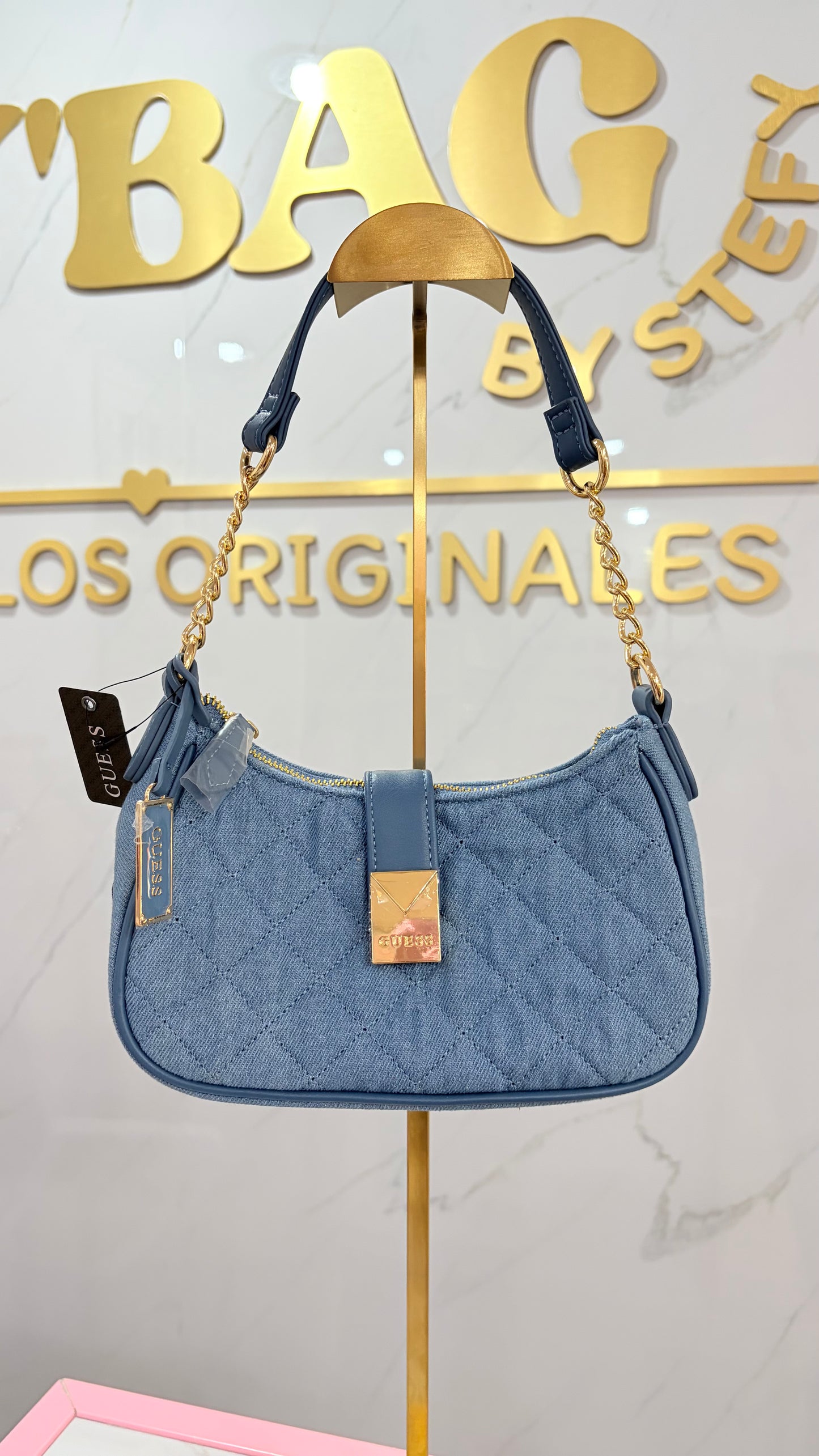Bolsa Dama Mezclilla Guess