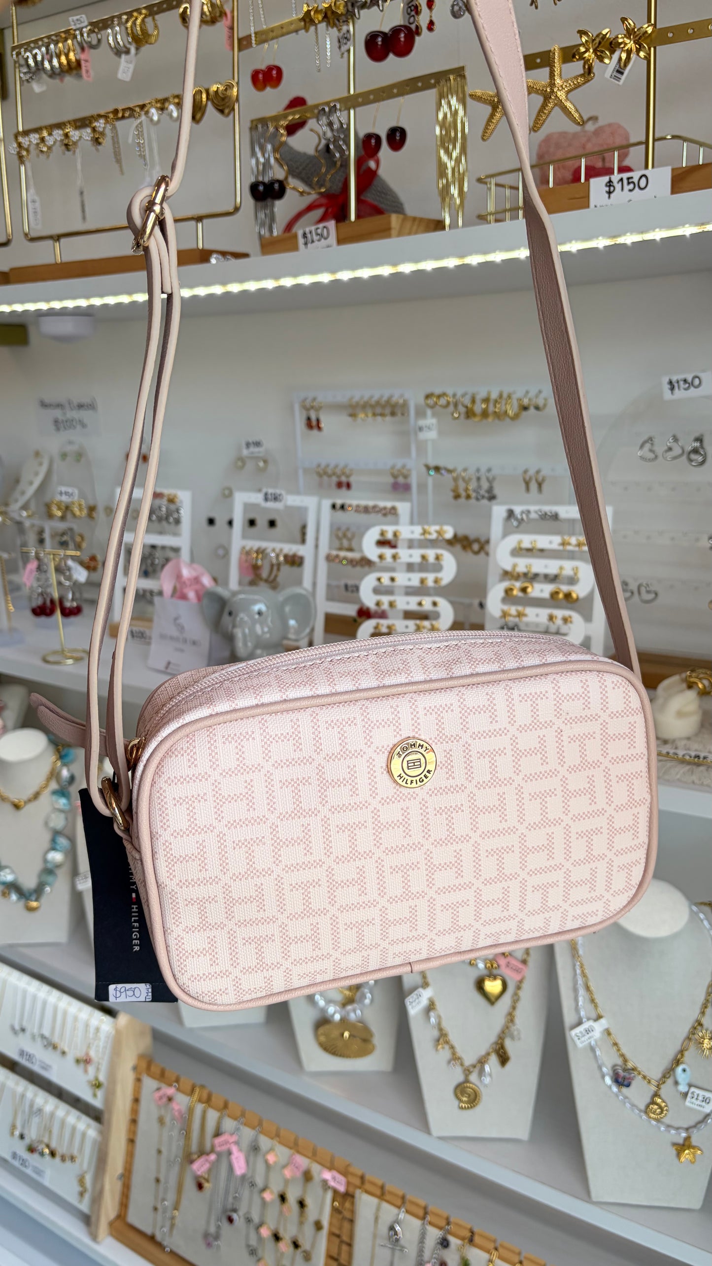 Bolsa Dama Crossbody Rosa Tommy Hilfiger