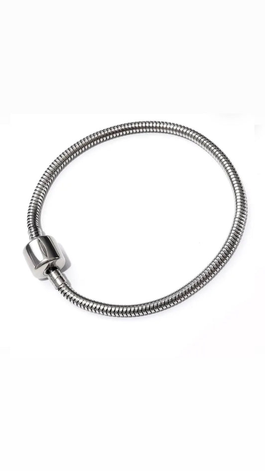 Pulsera Acero Cilindro