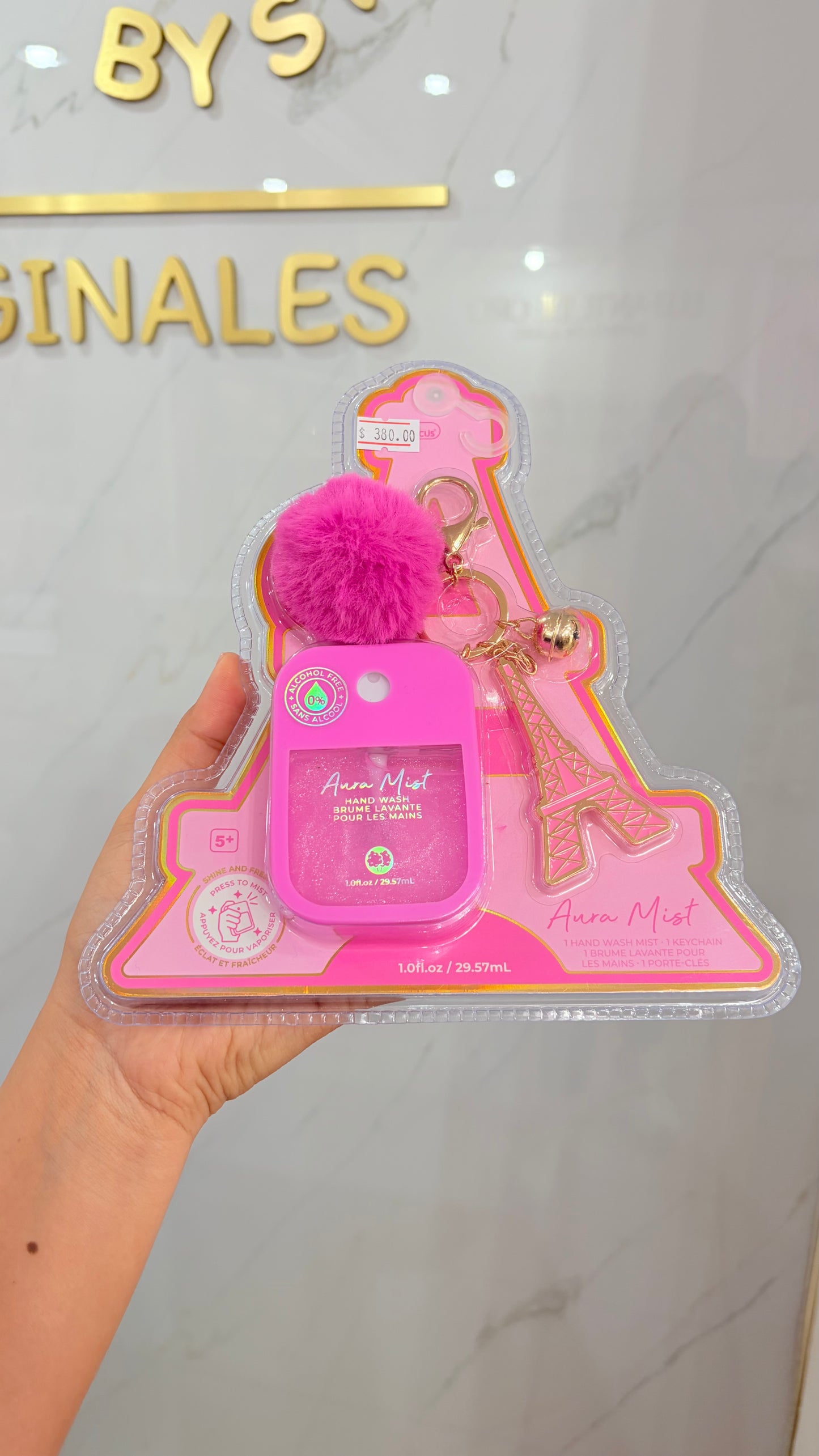 Gane Wash Desinfectante de Manos Con Llavero Aura Mist