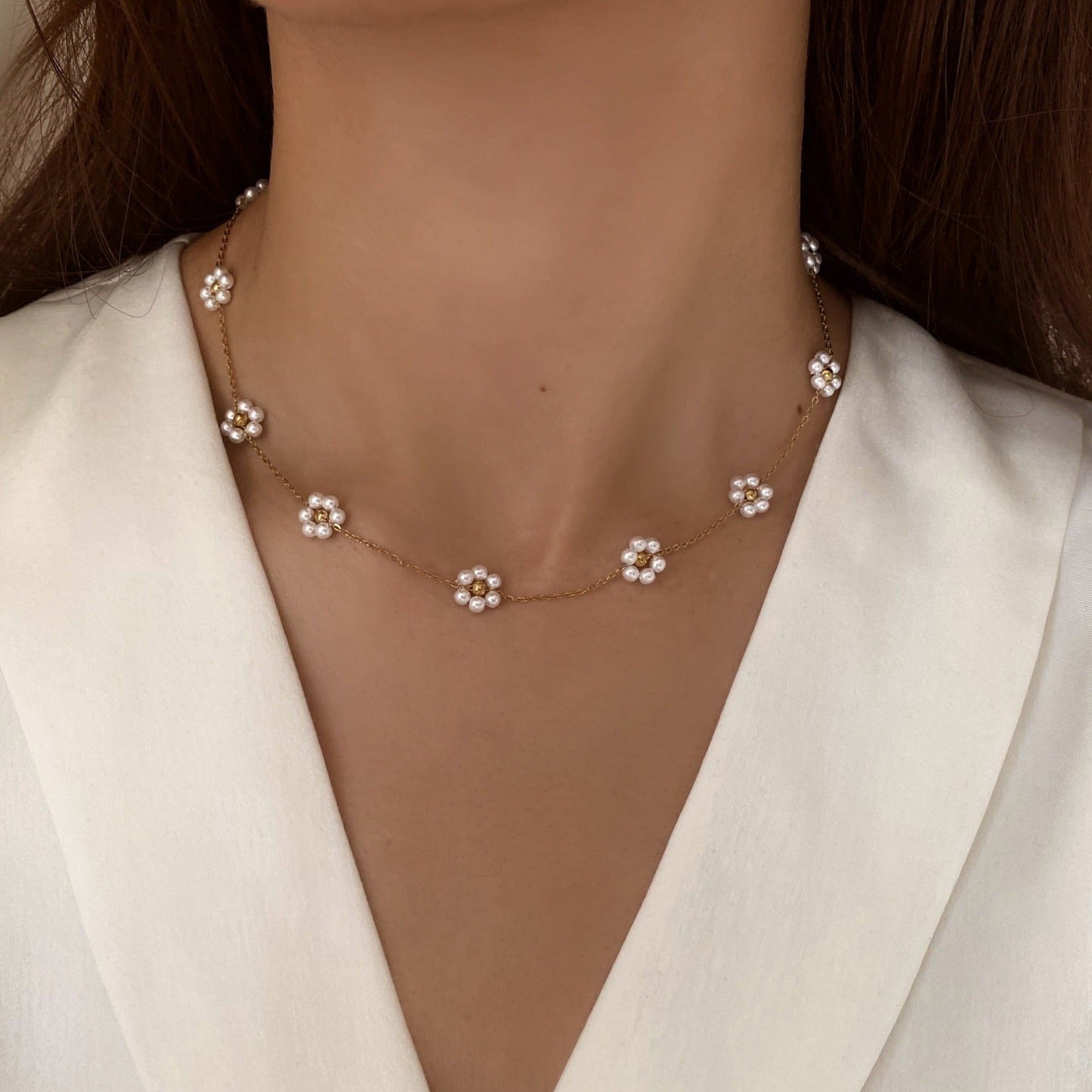 Collar Florecitas Llenas