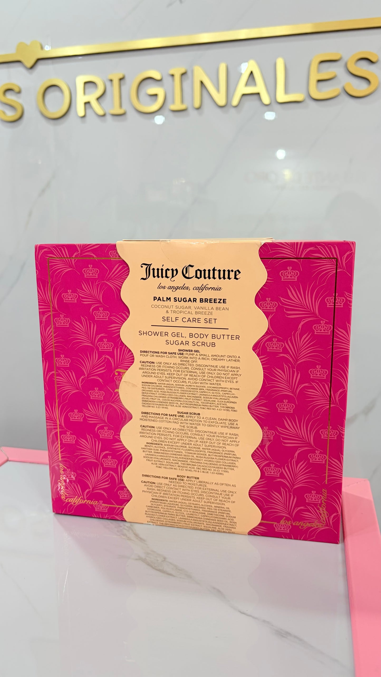 Set jabón de ducha, crema mantequilla y exfoliante Juicy Couture