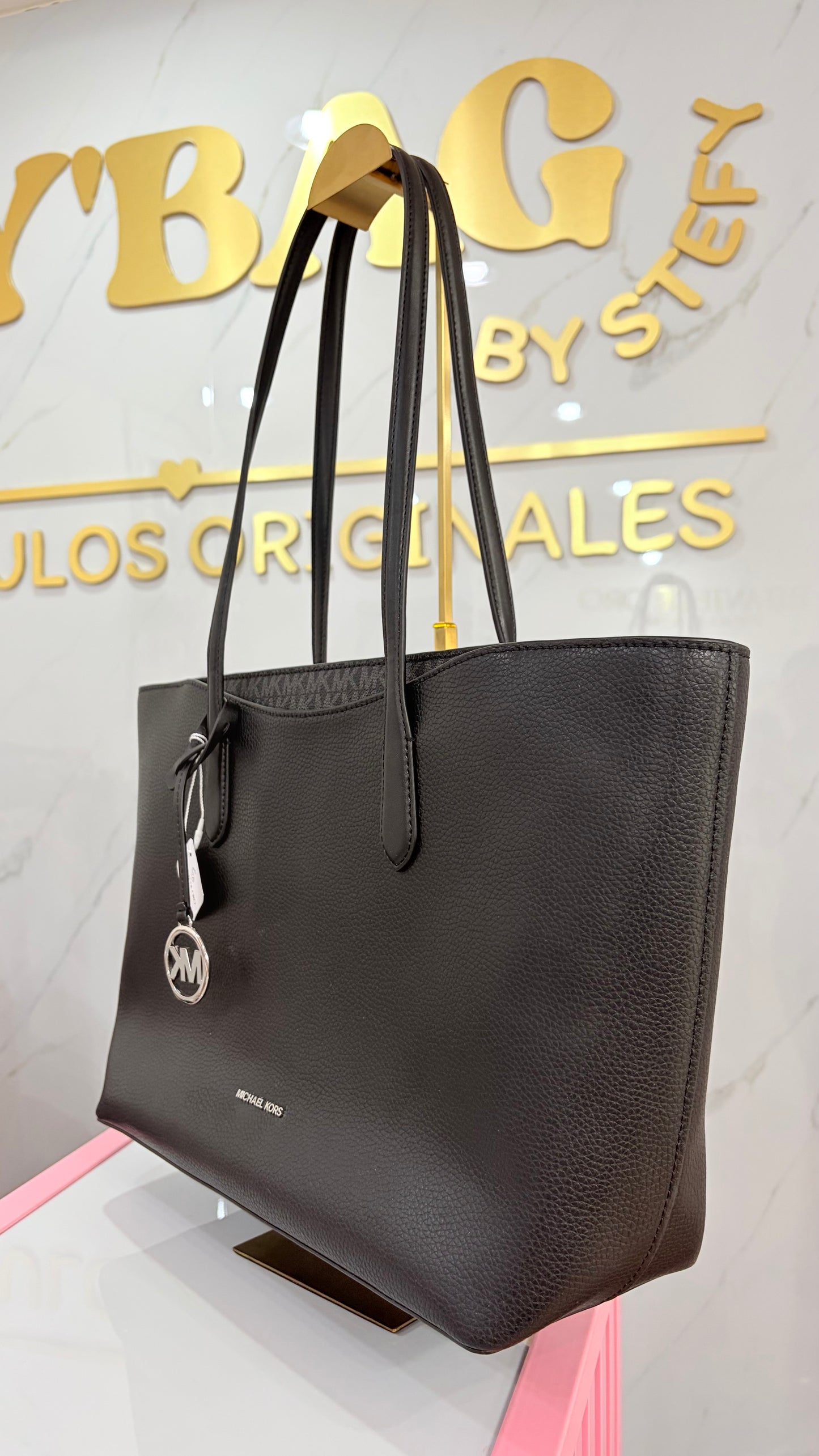 Bolsa Dama Tote Negra Michael Kors