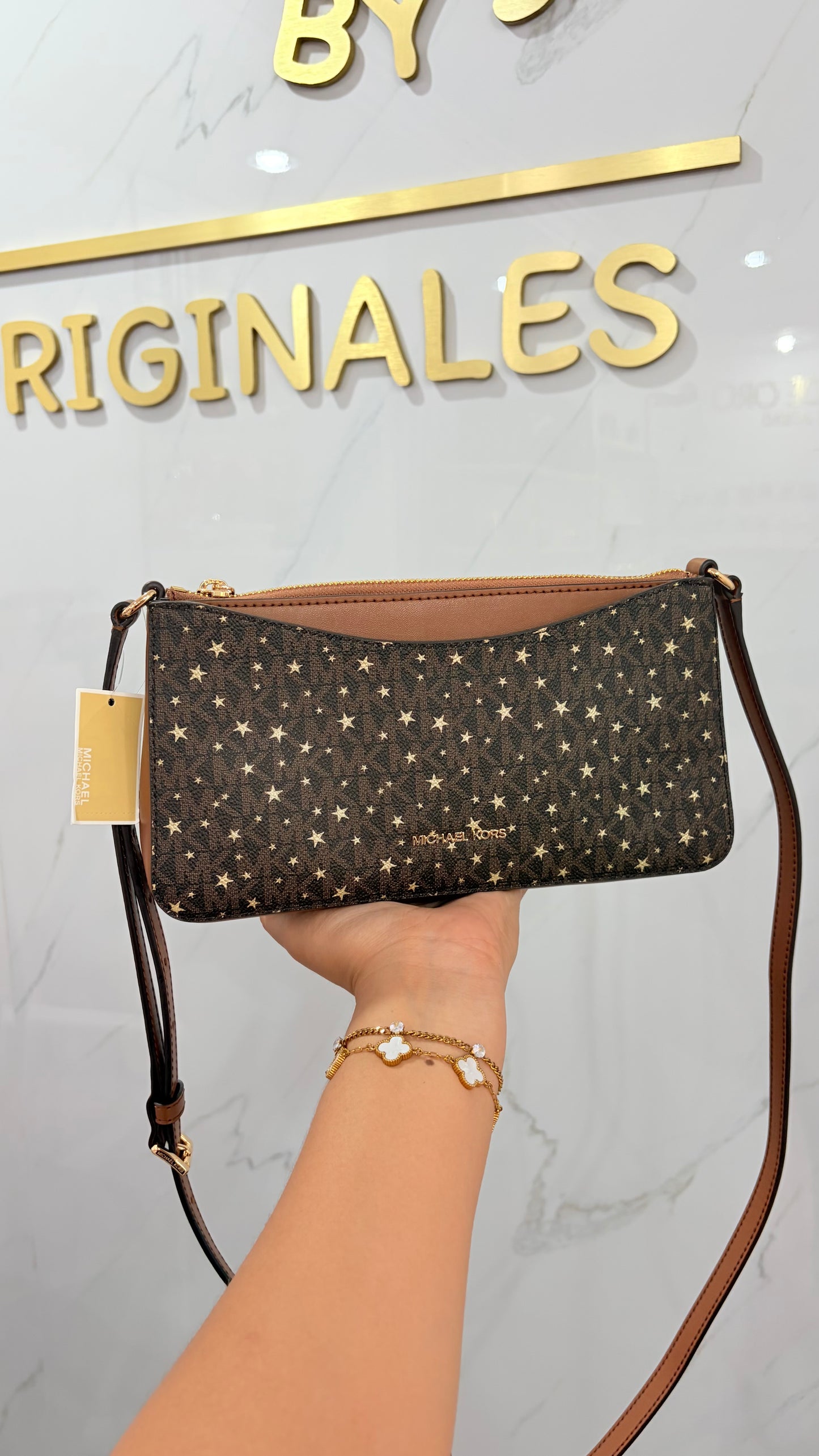 Bolsa Dama Crossbody Chocolate Michael Kors