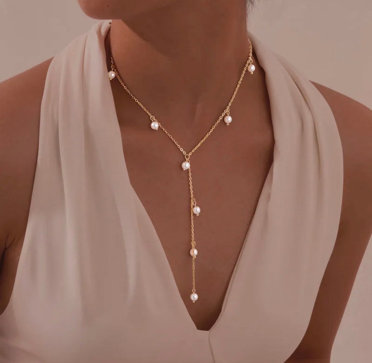 Collar Largo Perla