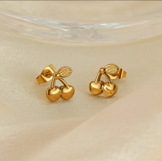 Aretes Mini Cerezas