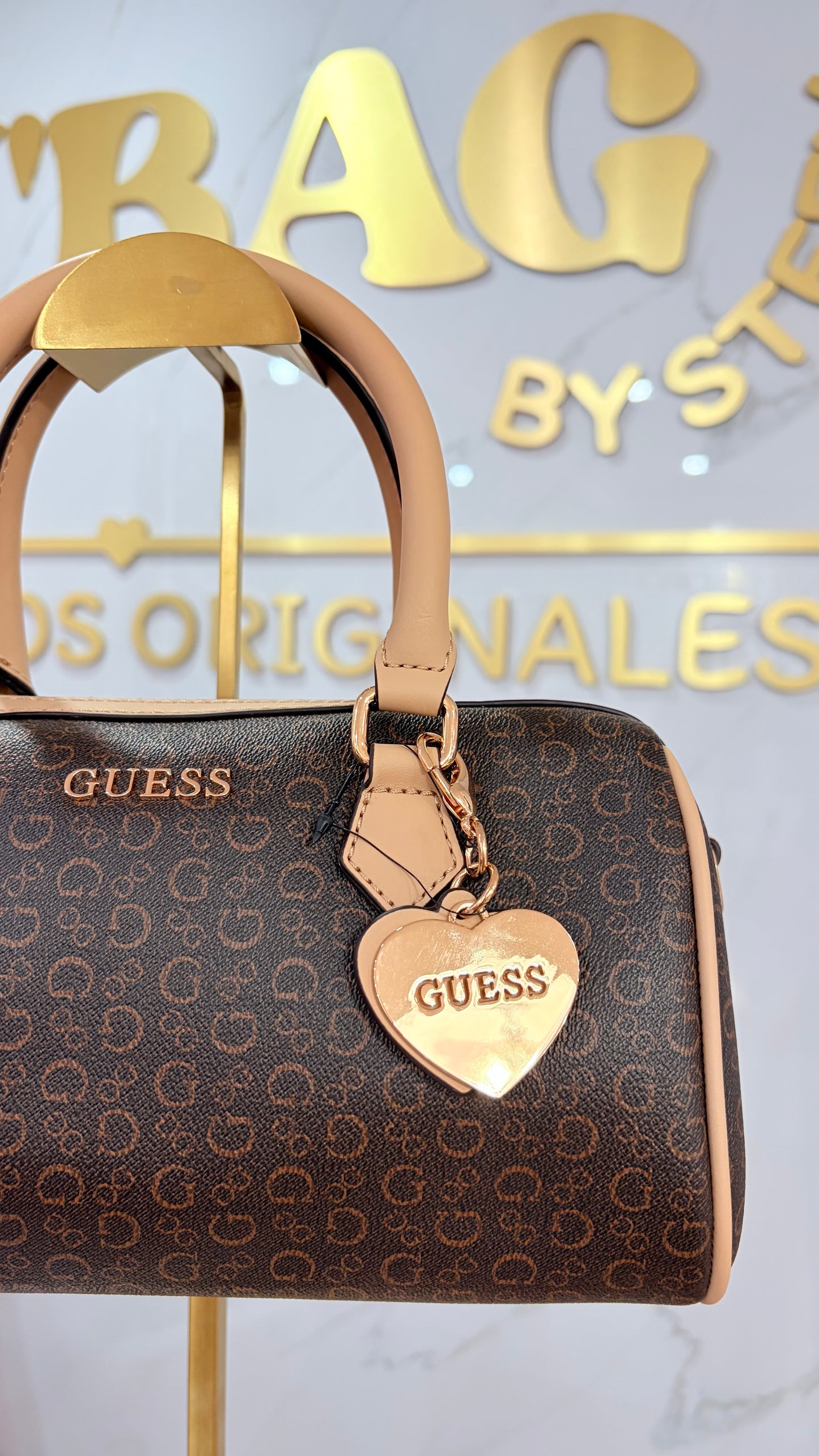 Bolsa Dama Chocolate Guess