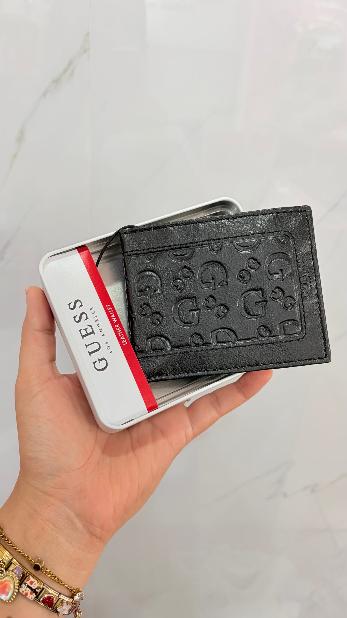 Cartera Caballero Negra Guess
