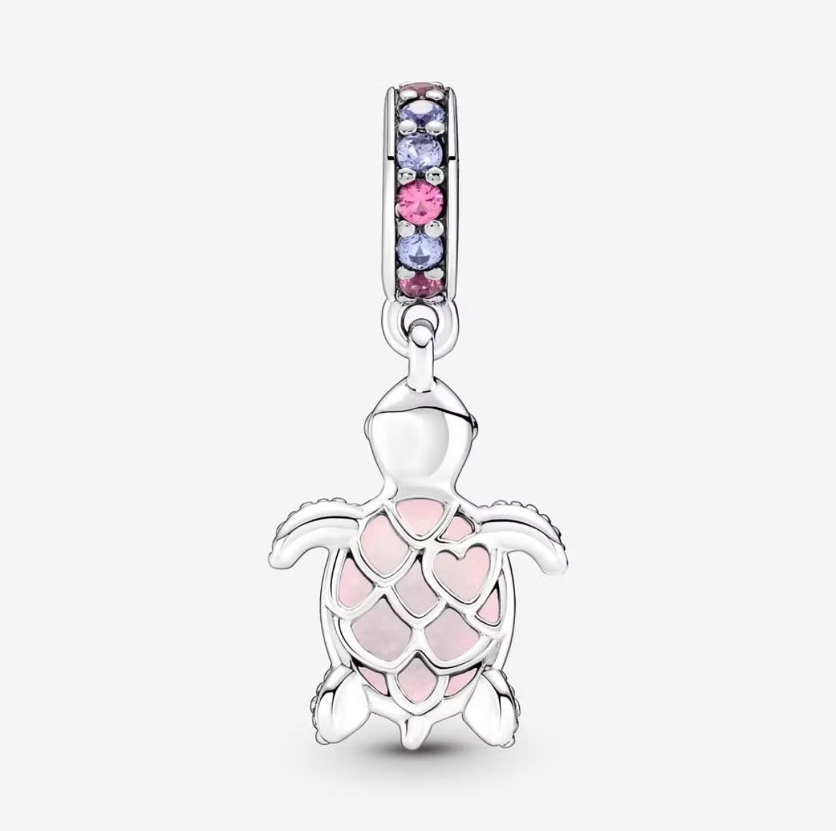 Charm Chapado Tortuga Rosa