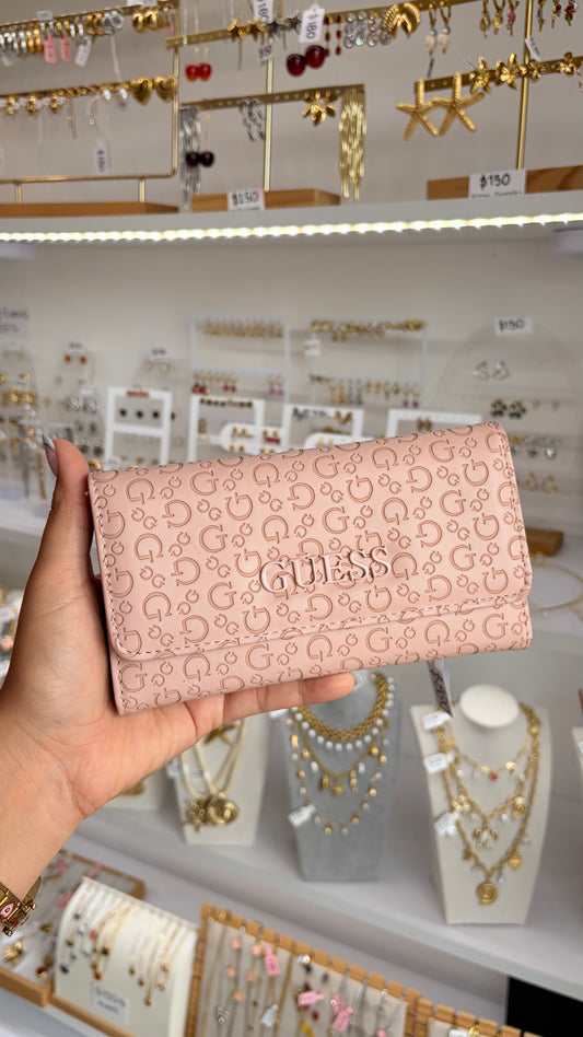 Cartera Dama Nude Rosa Guess