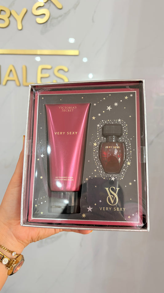 Dúo Mini Perfume 7.5ml Y Crema 100ml Very Sexy Rojo Victoria’s Secret
