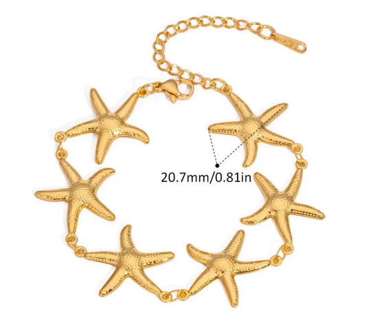 Pulsera Estrellas Marinas
