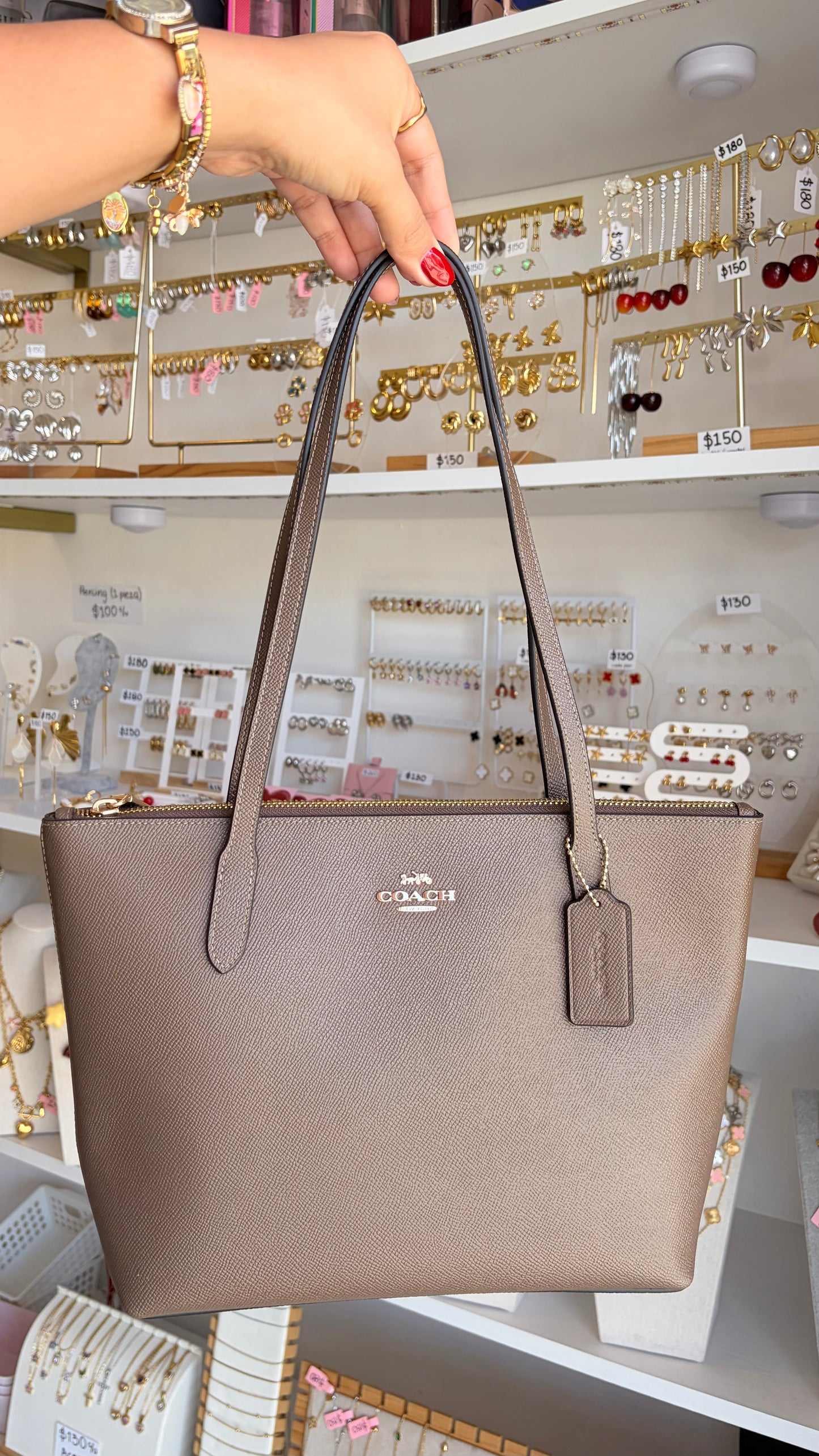 Bolsa Caqui Fiona Coach