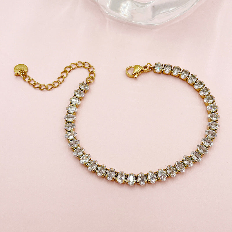 Pulsera Oval Piedras