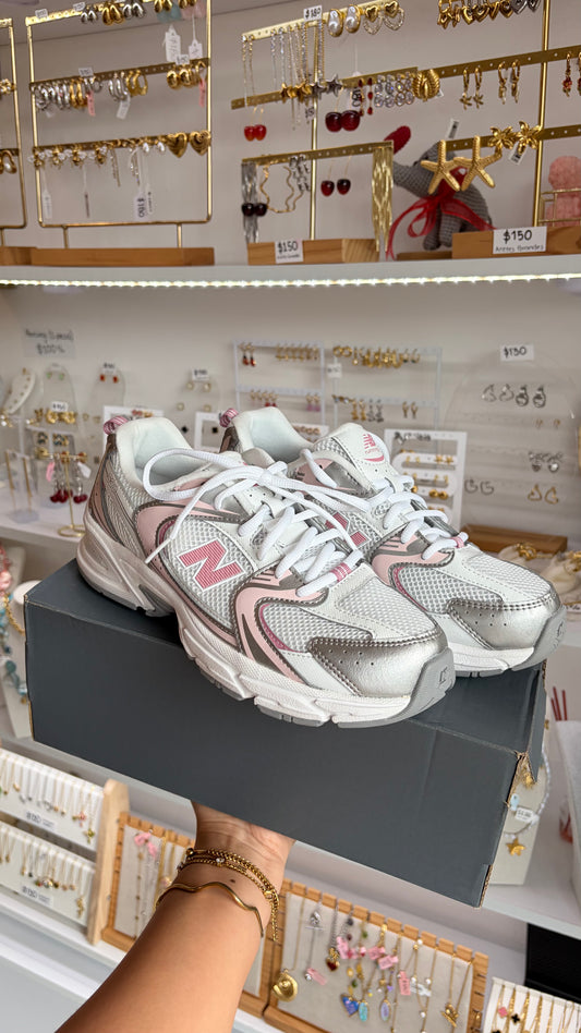 Tenis Blanco Y Rosa 5mx New Balance