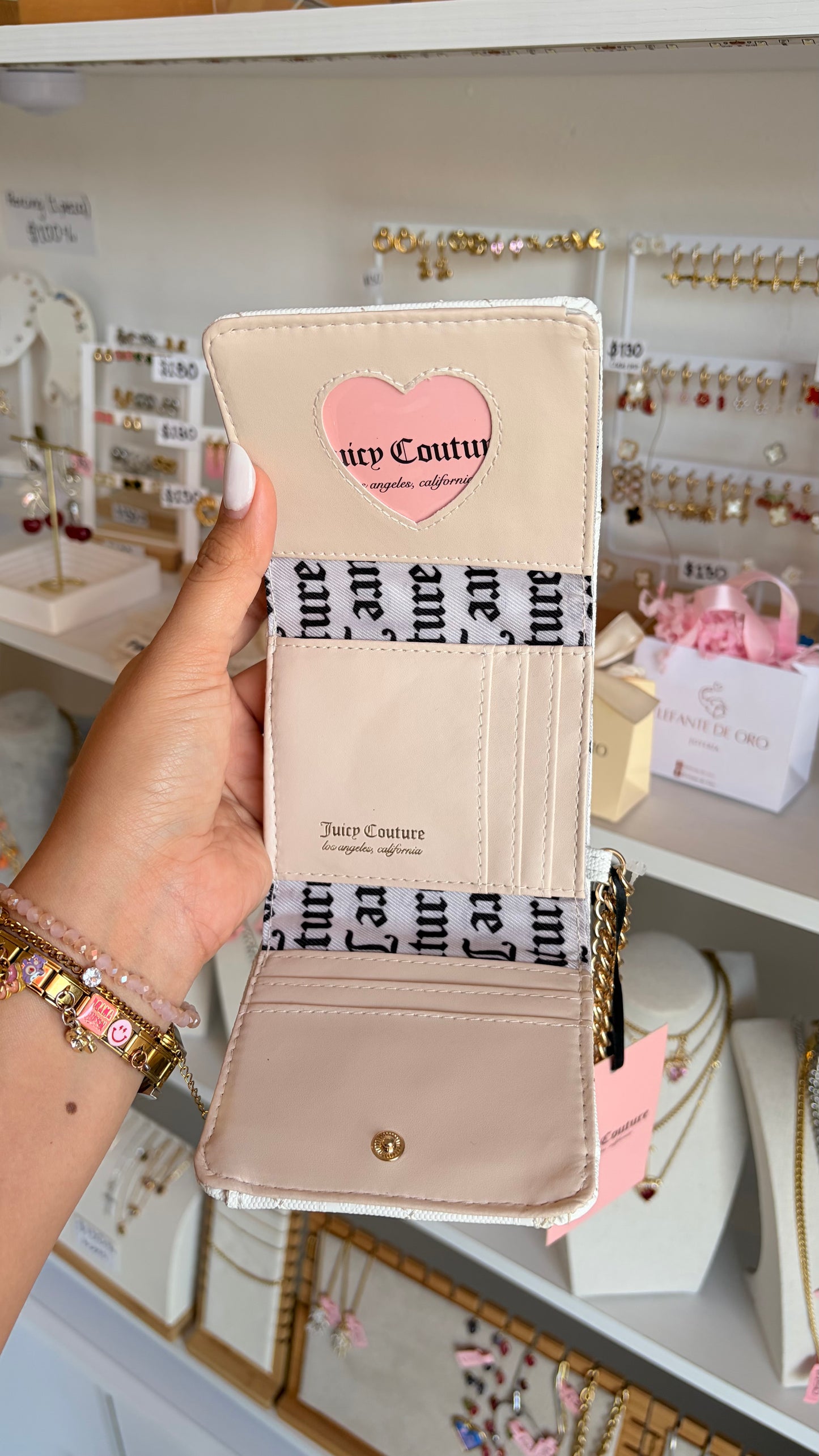 Cartera Dama Blanca Juicy Couture