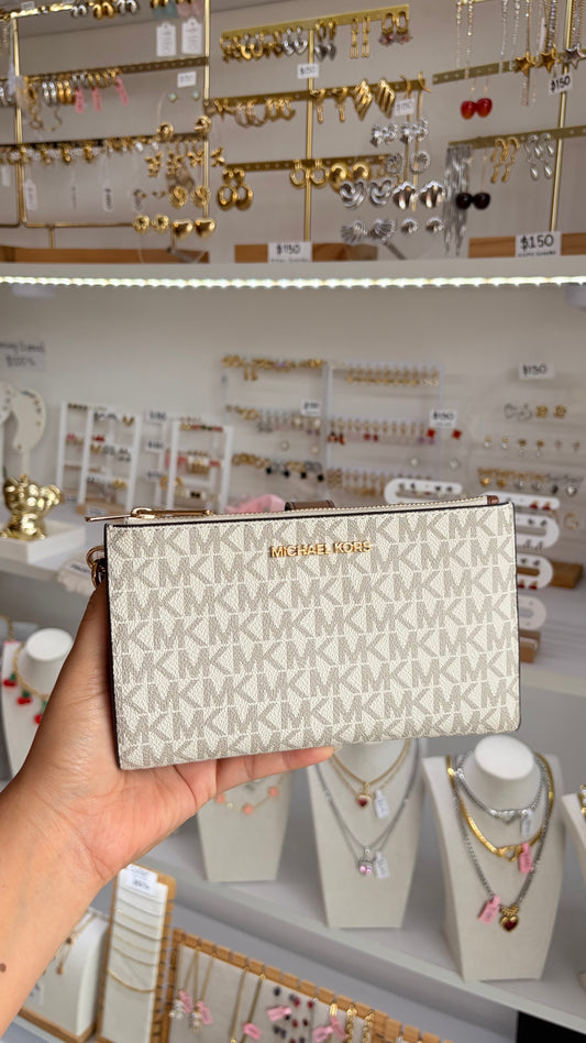 Cartera Dama Marrón Y Vainilla Michael Kors