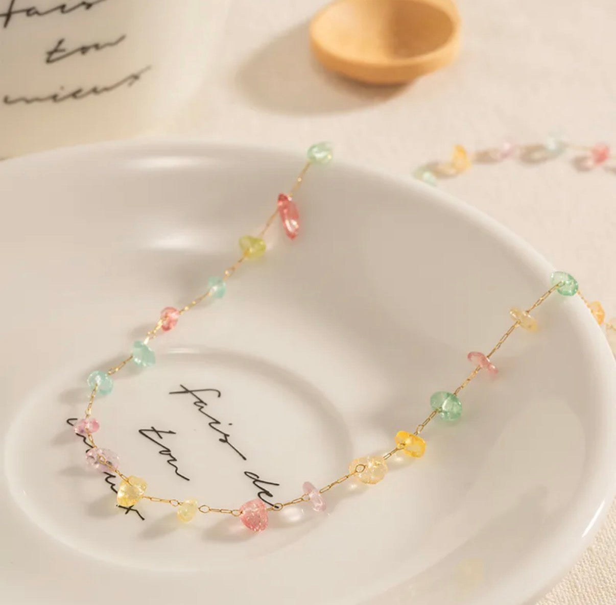 Collar Piedras De Colores Milly