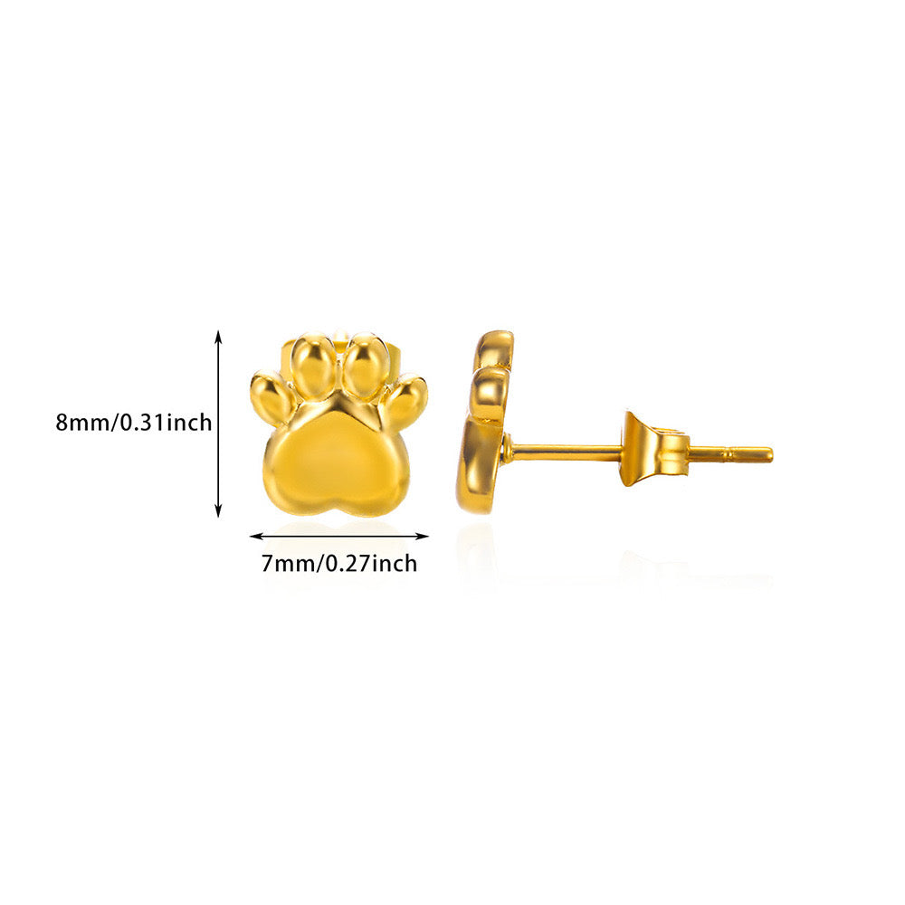 Aretes Huellitas Mini